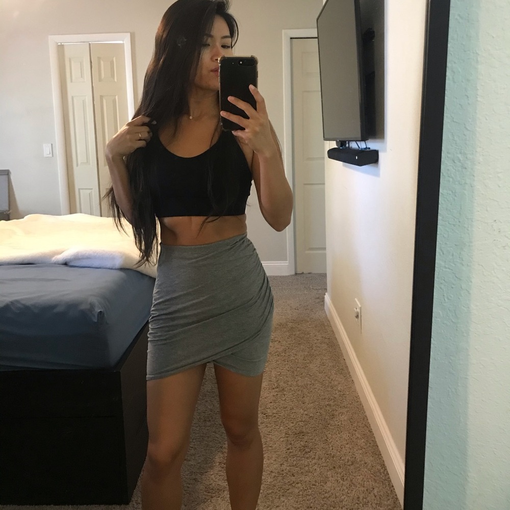 Jersey skirt